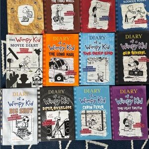 Wimpy Kid Book Set - 12 Books